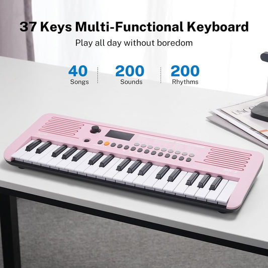 MK-2 37 Keys Kids Keyboard Piano, Portable Small Keyboard