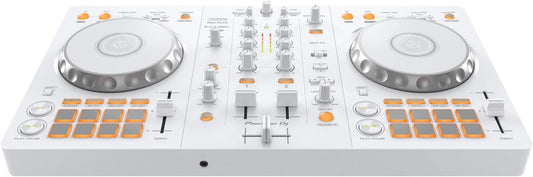 Pioneer DJ DDJ-FLX4 2-deck rekordbox and Serato DJ Controller - White, Limited Edition