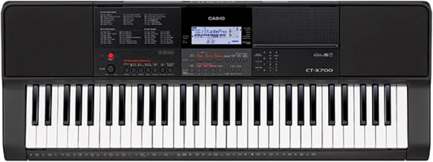 Casio CT-X700 – Portable 61-Key Keyboard | 600 Tones