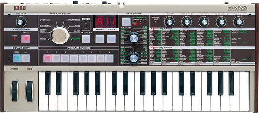 Korg microKORG Compact Analog Modeling Synthesizer wVocoder