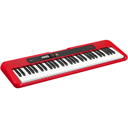 Casio Casiotone CT-S200 Keyboard with Stand and Bench Red